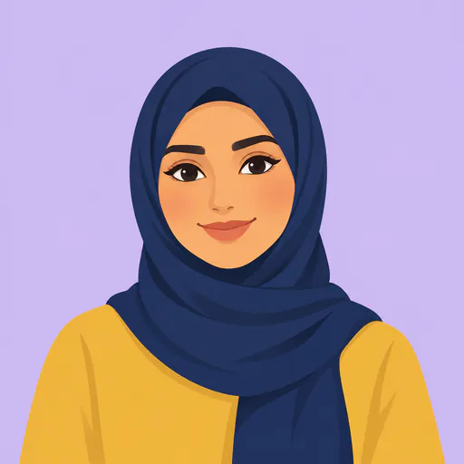 Illustrated portrait of Sara Mansour
